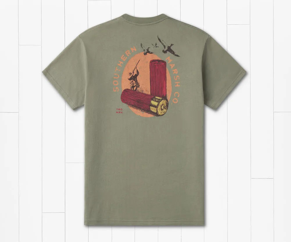 Youth Birdshot Tee in Bay Green by Southern Marsh